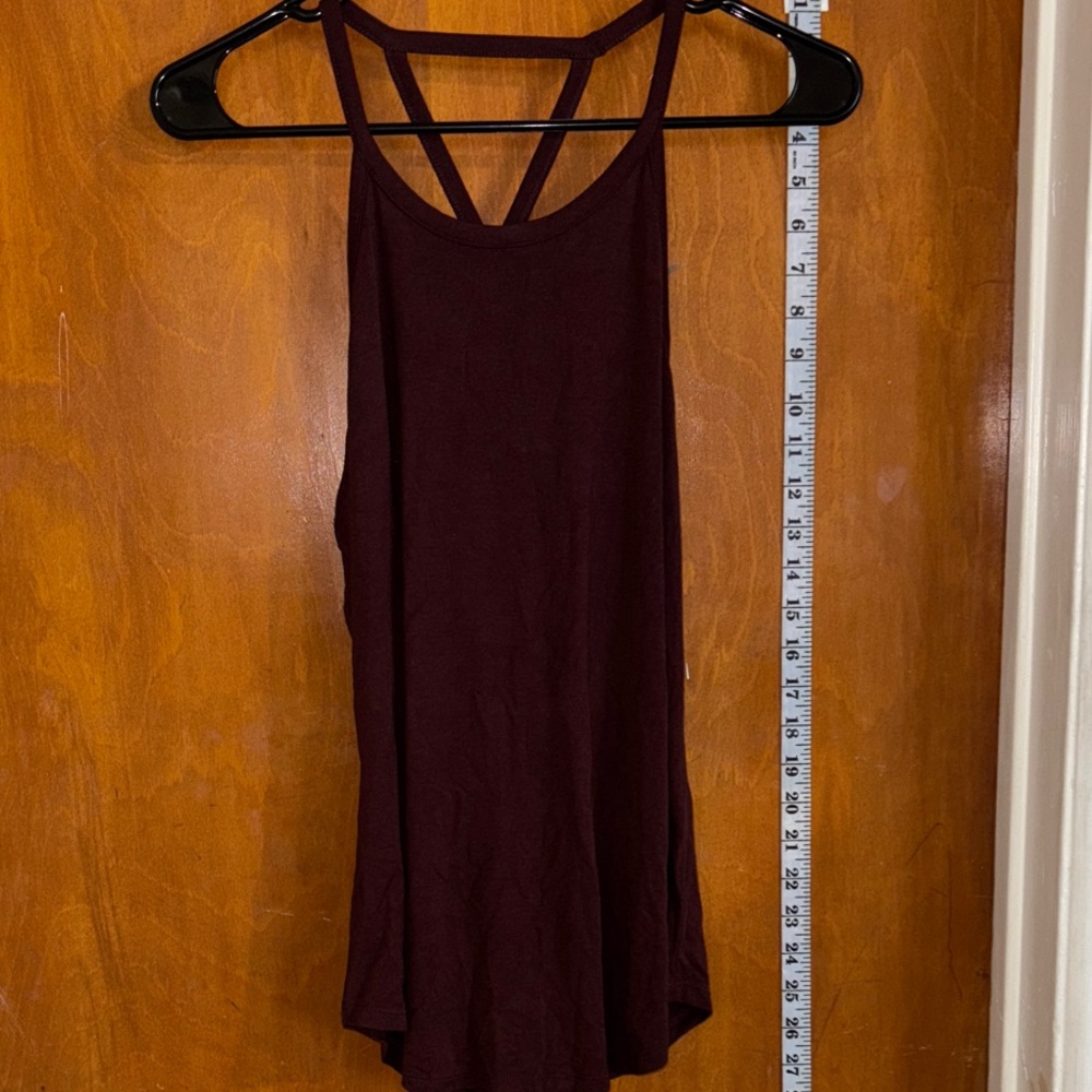 Chaser Dark Red Tank Top